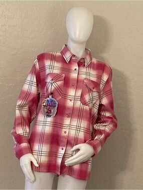 Hale’s Women’s The Warrior Flannel Pink XL